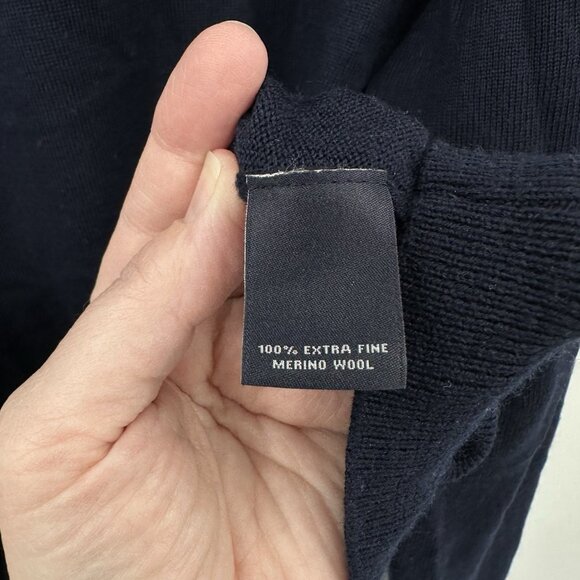 HART SCHAFFNER MARX crew neck sweater navy blue XXL - Picture 9 of 9